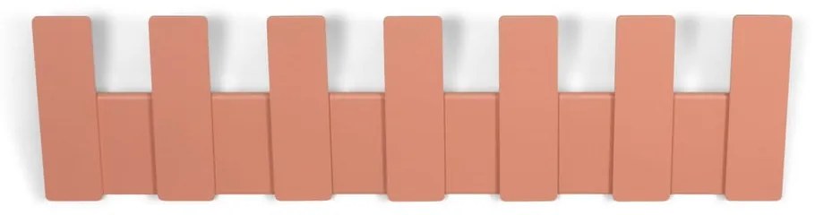 Łososiowy metalowy wieszak ścienny 64 cm Angle – Spinder Design