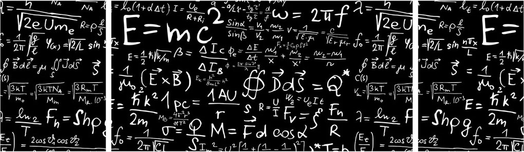Obraz - Matematyka (170x50 cm)