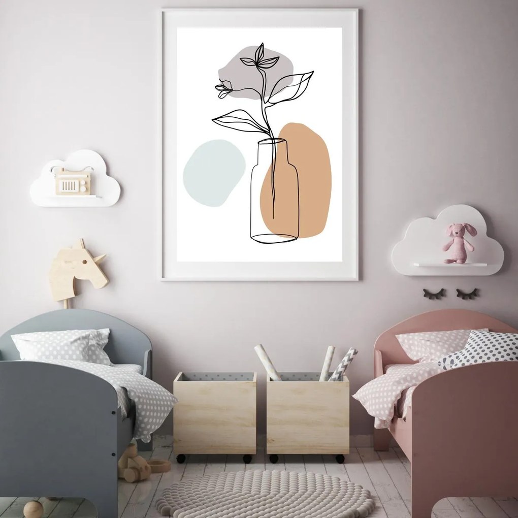Plakat - Roślina w wazonie (A4)