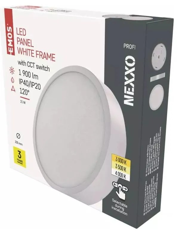 Biała lampa sufitowa LED Nexxo – EMOS