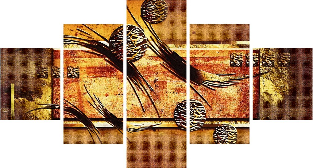 Obraz abstrakcji (125x70 cm)