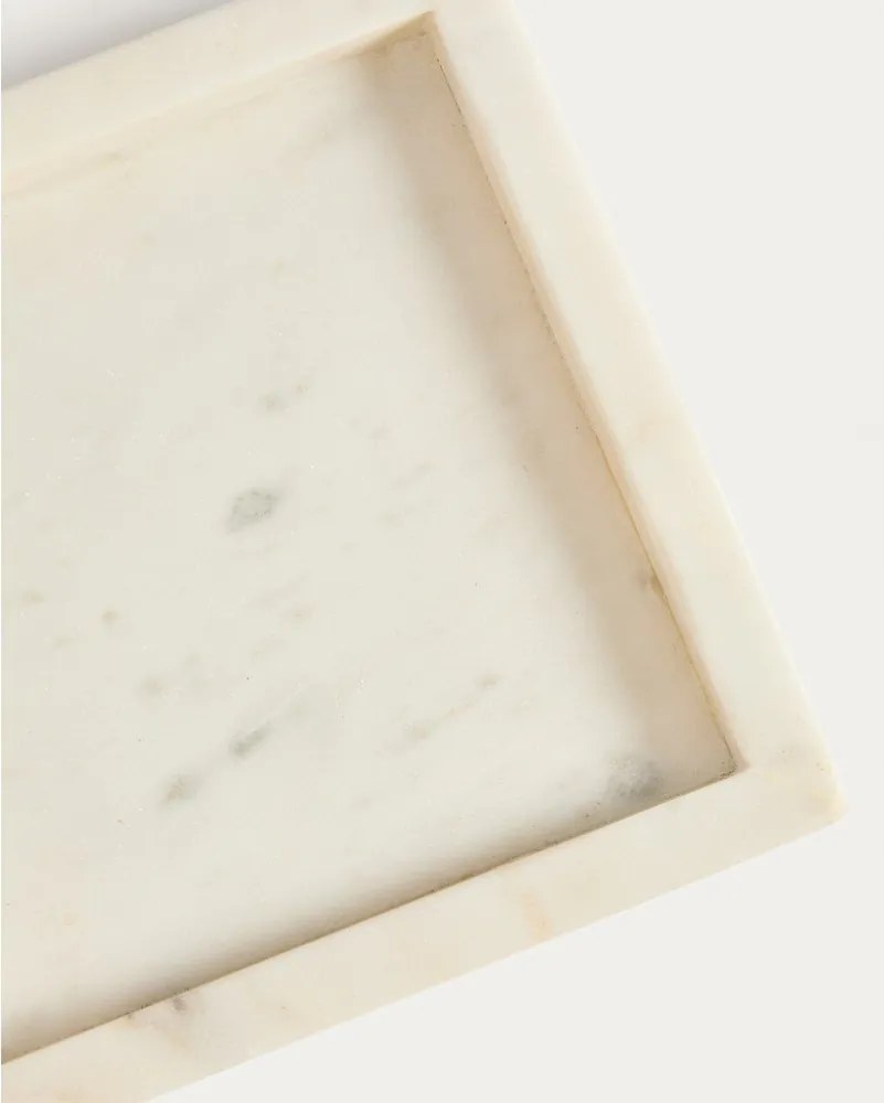 Marmurowa taca dekoracyjna 18x18 cm Serela – Kave Home