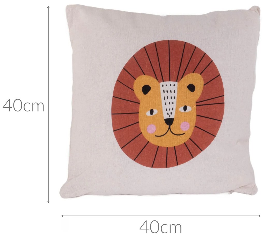 Poduszka dla dziecka SAFARI, 40 x 40 cm