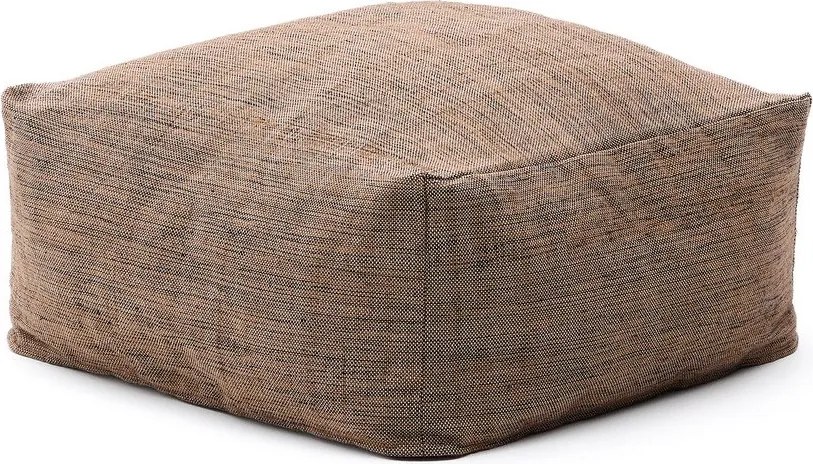 Pomarańczowo-naturalny puf Vedell – Kave Home