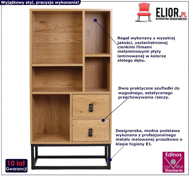 Loftowy regał B9-R50