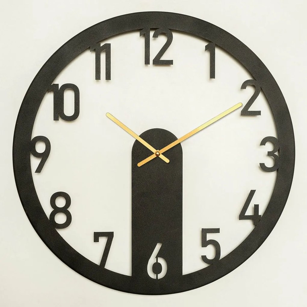 Zegar ścienny Mood APS114, Black, 48 x 48 cm