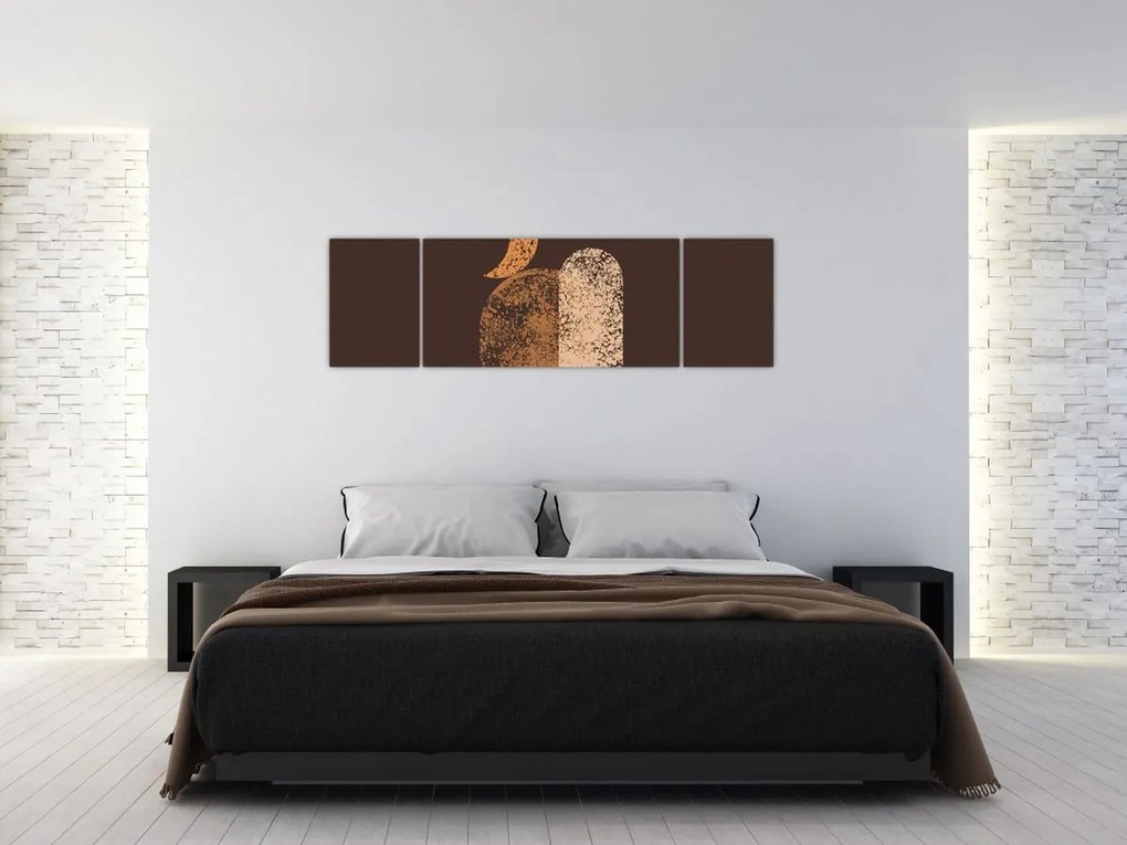 Obraz - Pomarańczowe łuki N⁰2 (170x50 cm)