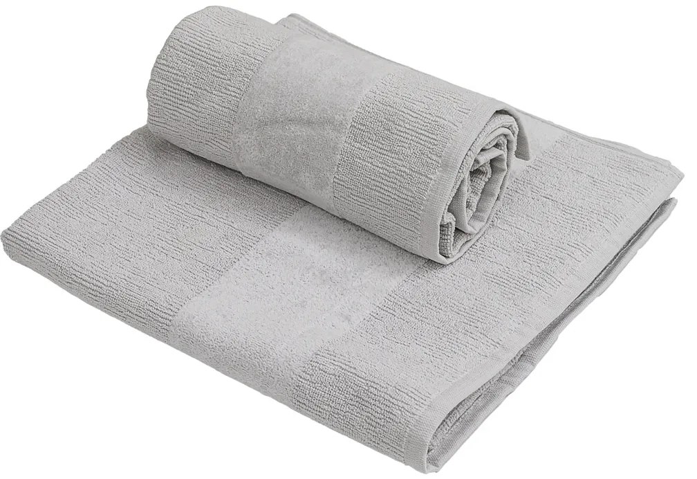 Ręcznik CARRARA 70x140 cm jasnoszary, 100% bawełna
