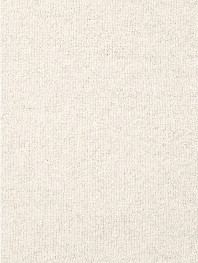 Kremowy wełniany dywan tkany ręcznie 200x290 cm Puristic Knots – Elle Decoration