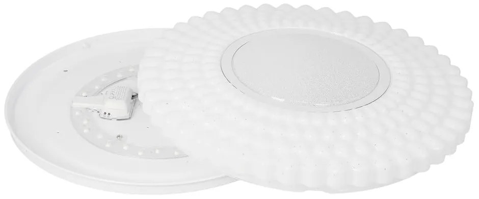 Biała lampa sufitowa LED 38x38 cm Uran – Candellux Lighting