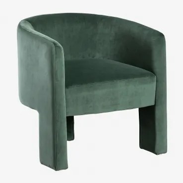 Krzesło Do Jadalni Z Aksamitu Xastru Verde Jungla - Sklum