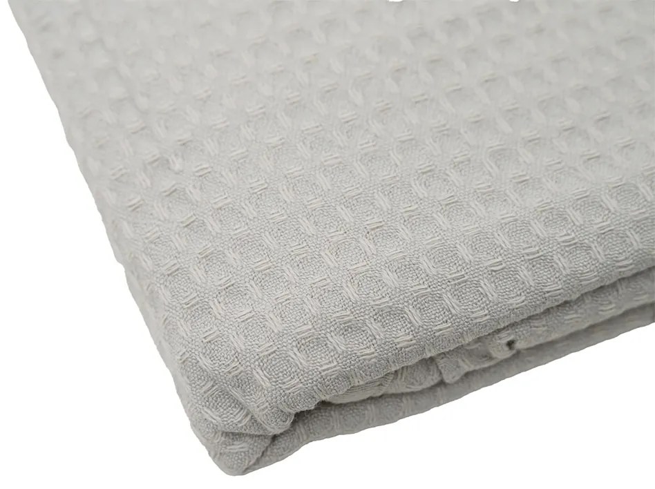 Dziecięcy kocyk bawełniany do łóżeczka DREAMLINE 75x100 cm Kolor: Jasnoszary