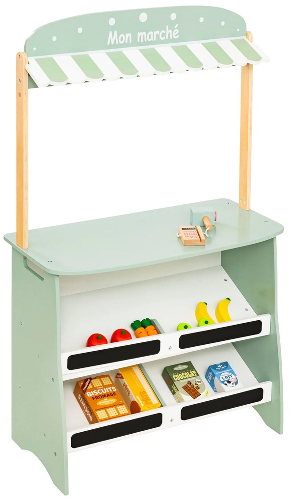 Sklep drewniany dla dzieci MINTY, 60 x 29 x 99 cm