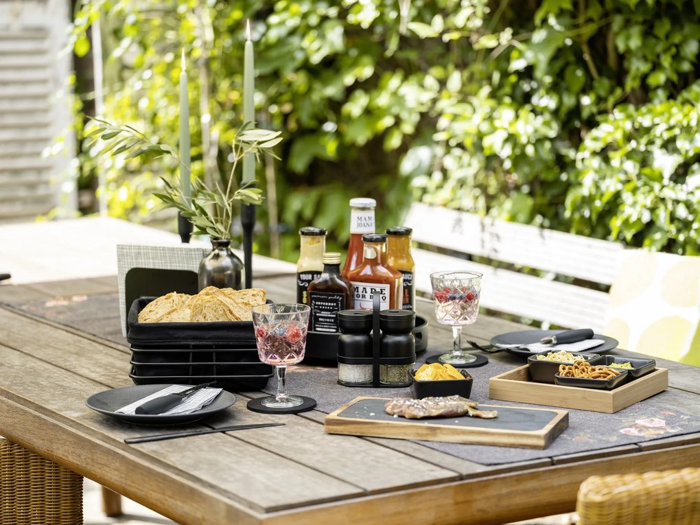 Solniczka i pieprzniczka na metalowym stojaku, Melli, WENKO