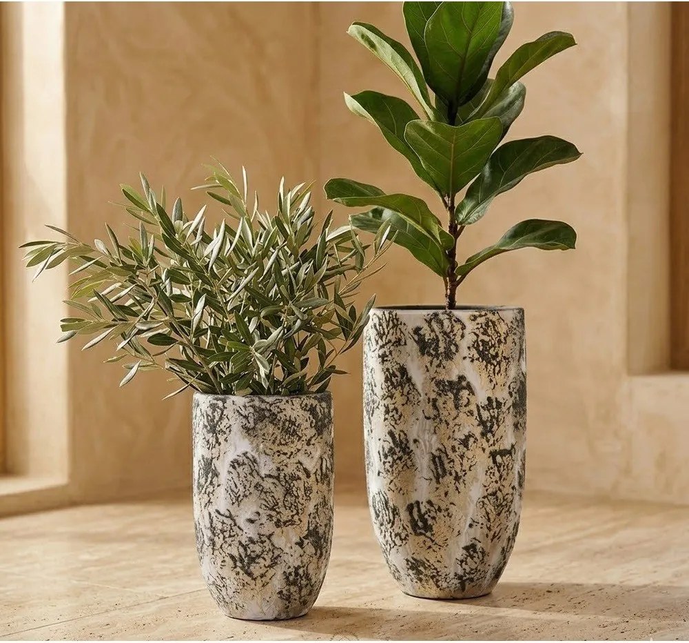 Ceramiczna ręcznie wykonana doniczka ø 22 cm Barreiro – Ego Dekor