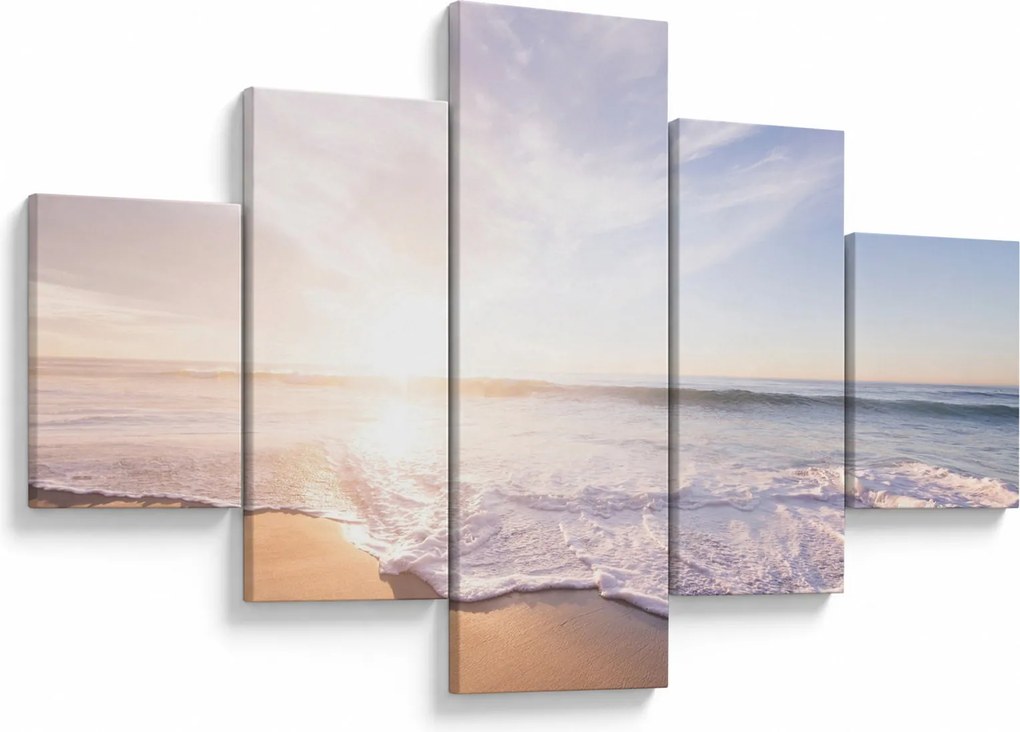 Obraz piaszczystej plaży (125x70 cm)