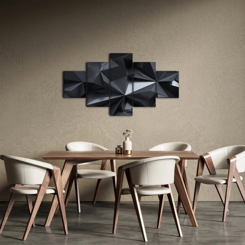 Obraz - Abstrakcja geometryczna (125x70 cm)