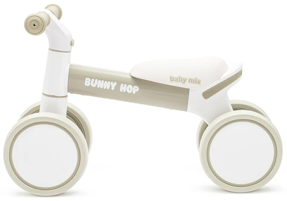 Baby Mix Odpychacz dla dzieci Bunny Hop Ultralight, szary