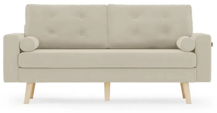 Beżowa 3-osobowa sofa MANDI