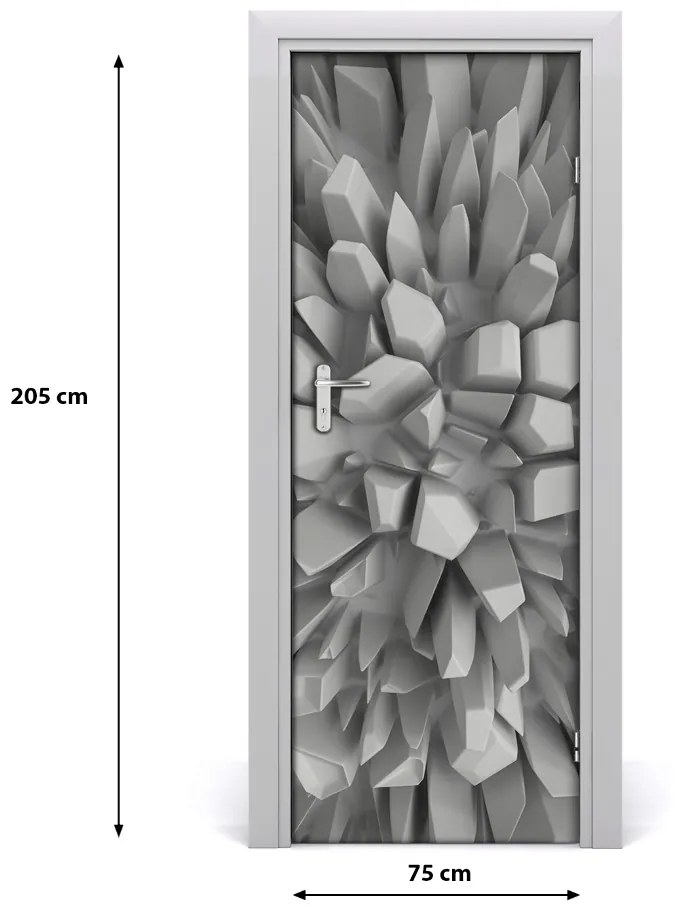 Naklejka samoprzylepna na drzwi Abstrakcja 3D