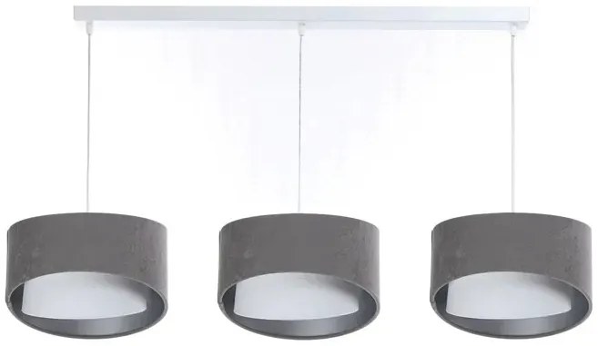 Lampa wisząca nad stół z trzema abażurami - 3X S505 A3-S81