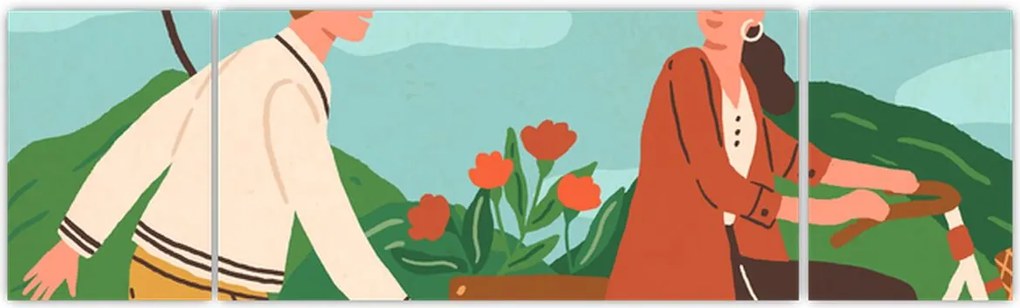 Obraz - Piękny dzień (170x50 cm)