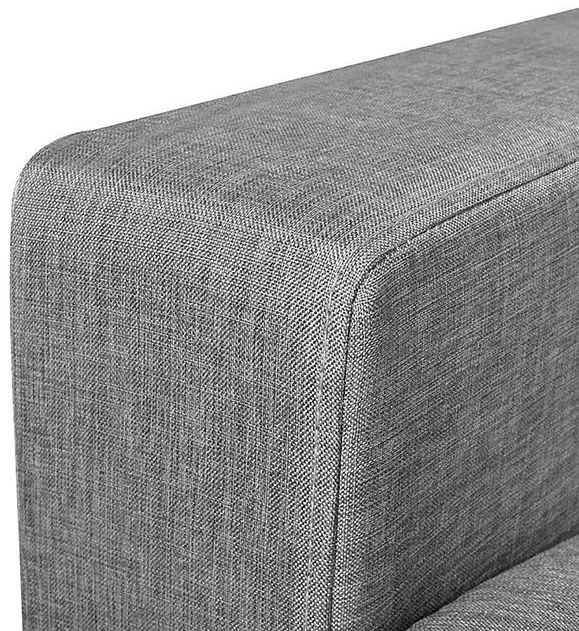 Stylowa trzyosobowa jasnoszara sofa - Izarra 3X