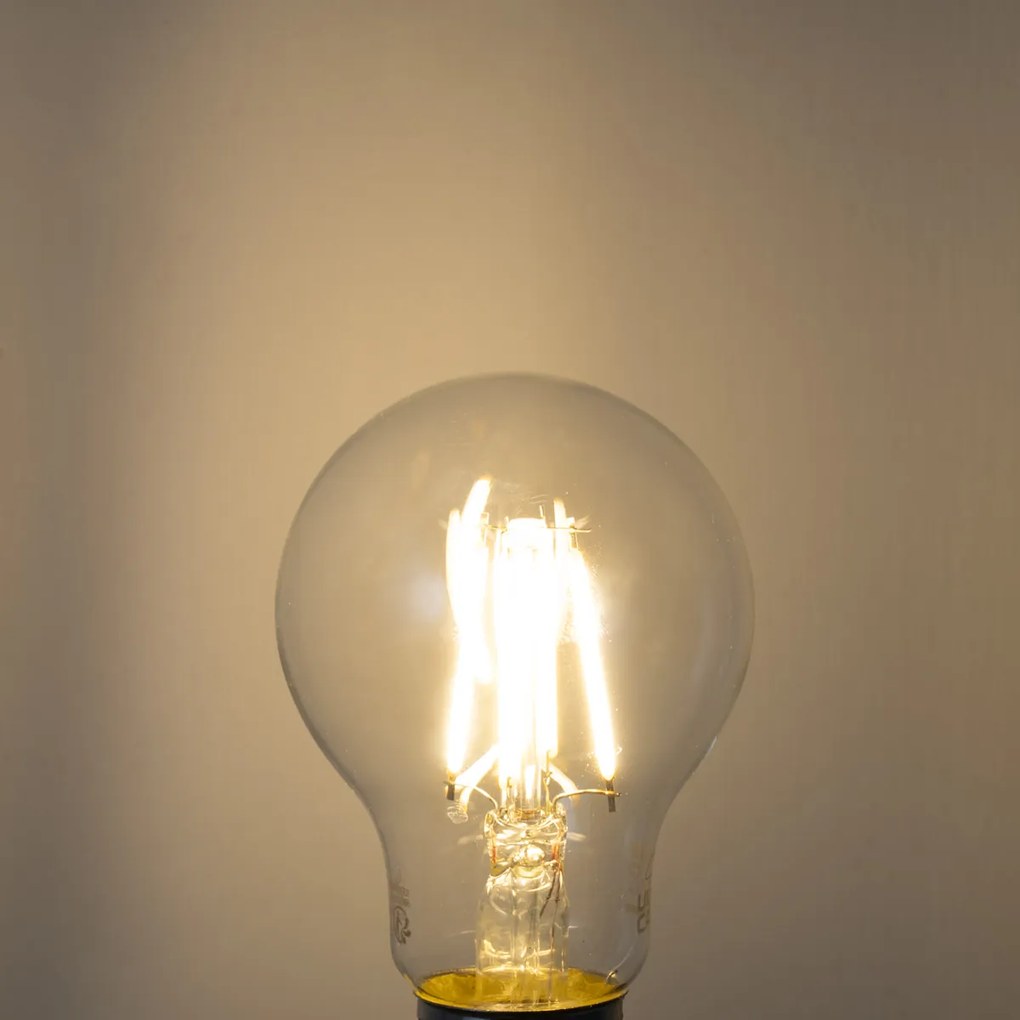 Zestaw 5 ściemnialnych żarówek LED E27 A60 przezroczystych 4,5W 500 lm 2700K