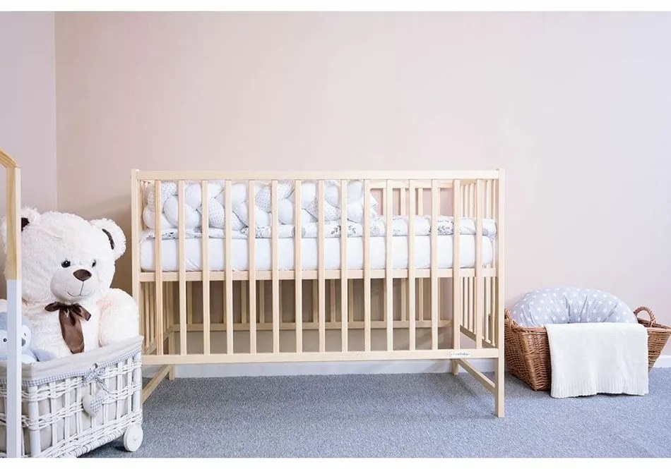 Łóżeczko New Baby Basic, naturalne
