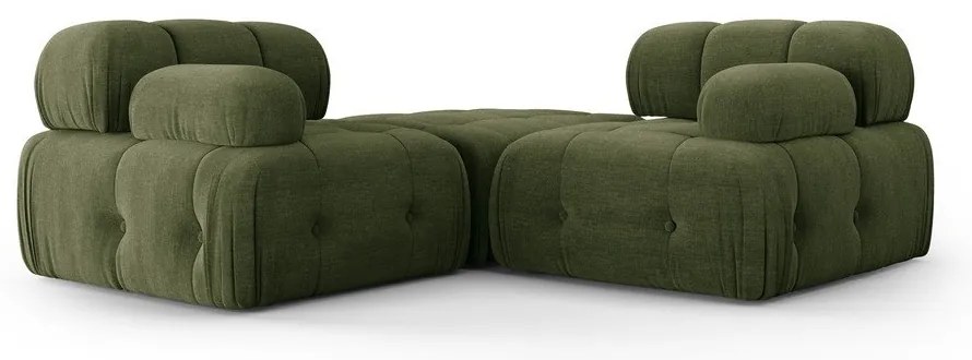 Ciemnozielony narożnik Ferento – Cosmopolitan Design