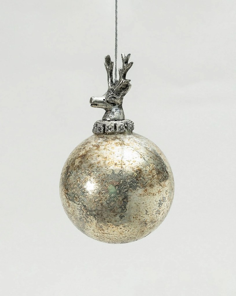 Bombka szklana Royal Deer 10x10x16 cm