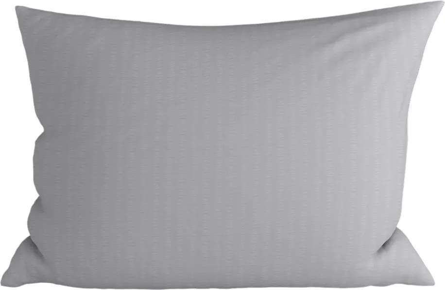 Poszewka na poduszkę krepowa DENYX BLEND 70x90 cm szara
