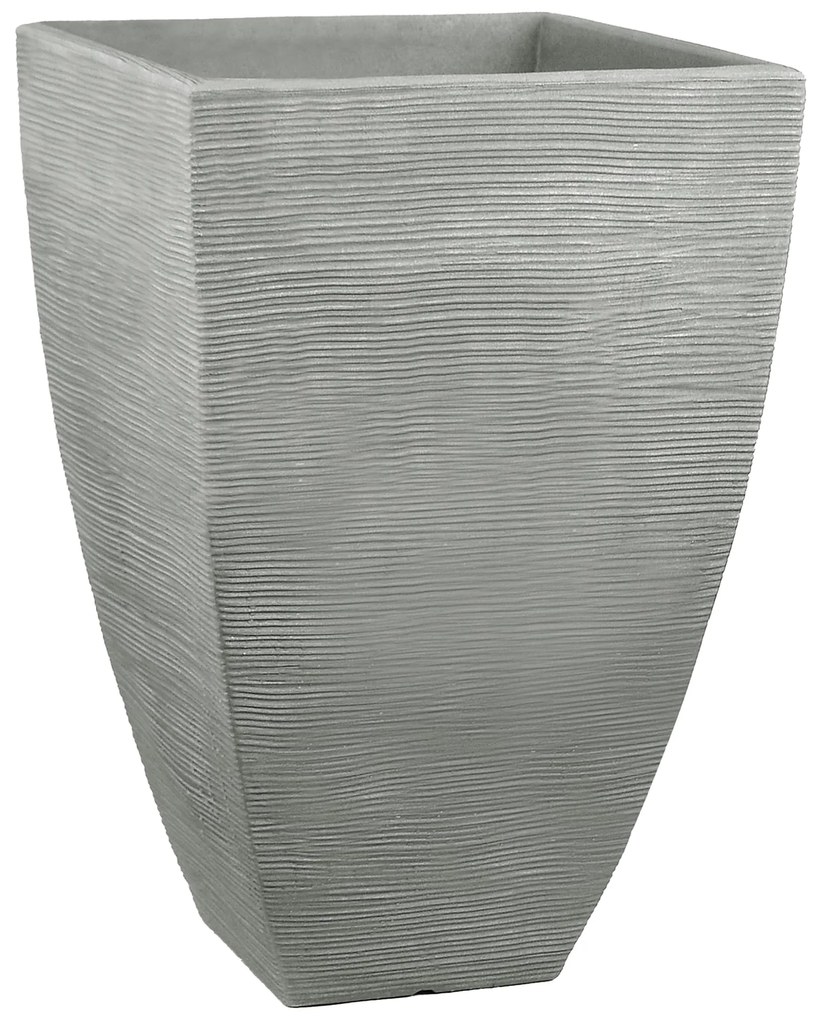 Donica ogrodowa kwadratowa 60 cm szara PATIO