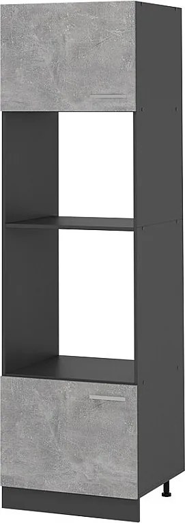 Szafka do mikrofalówki beton 60x57.2x206.8 r-line
