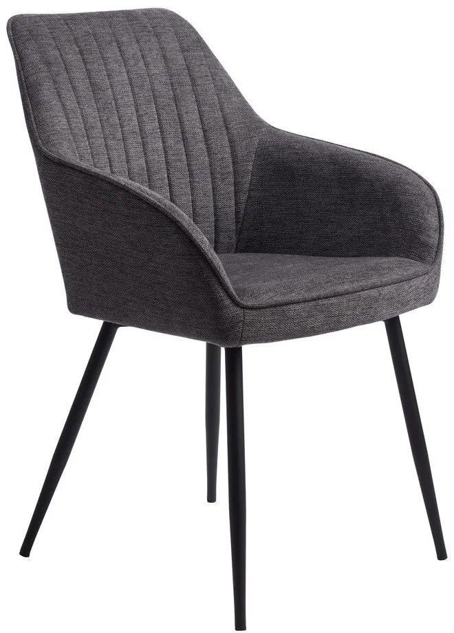 Ciemnoszare krzesło Nolan – Unique Furniture