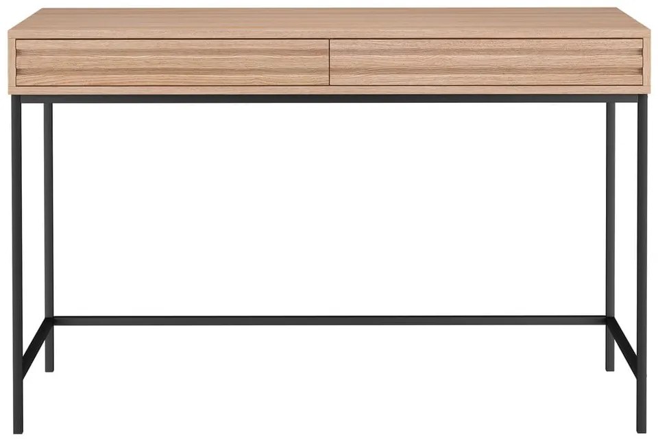 Biurko z blatem w dekorze dębu 50x120 cm Celine – Støraa