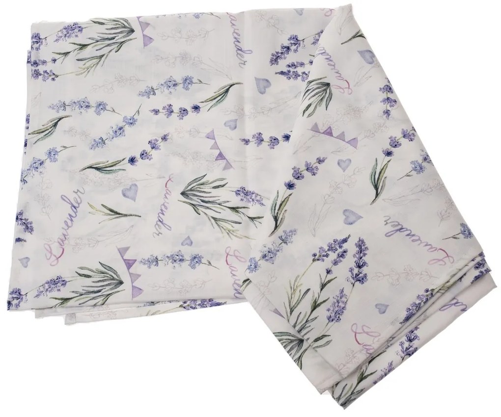Obrus wodoodporny Lawenda, 140 x 140 cm