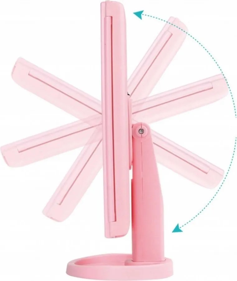 Lusterko Do MAKIJAŻU Powiększające 3X Kosmetyczne PODŚWIETLANE LED | VOLAN