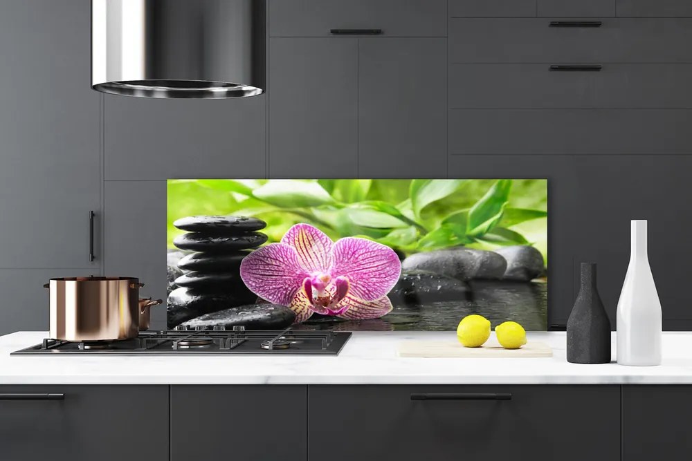 Panel Szklany do Kuchni Harmonijne Połączenie Zen