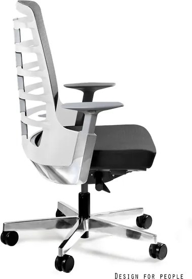Fotel biurowy Spinelly M 998W biały, zgodny z normą BHP