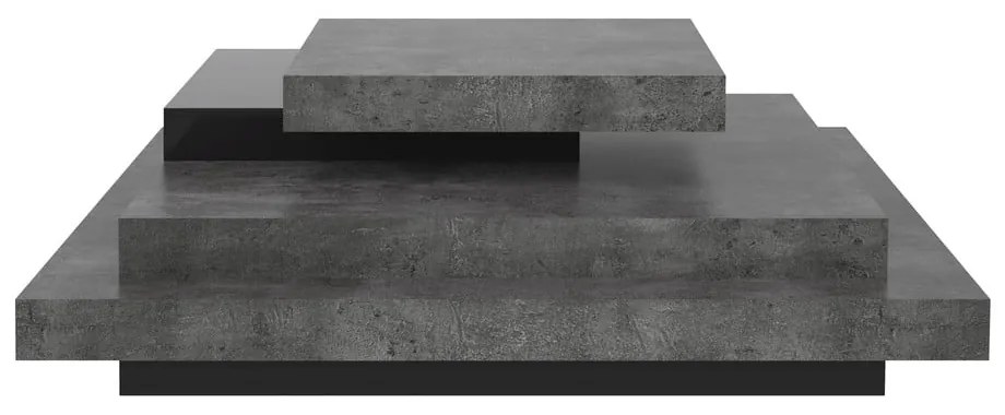 Szary stolik w dekorze betonu 110x110 cm Slate – TemaHome