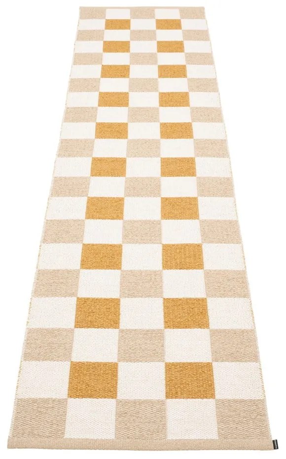 Beżowo-żółty chodnik odpowiedni na zewnątrz 70x300 cm Pix Vanilla Ochre – Pappelina
