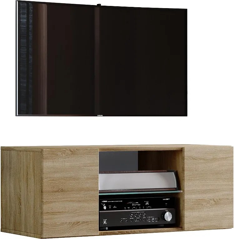 Drewno TV Wall Lowboard Fernseh Jusa 115
