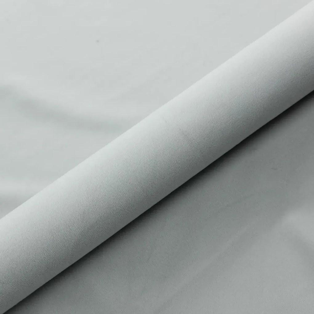 Łóżko kontynentalne FEZ 180x200 jasno szare velvet z pojemnikiem LAVERTO