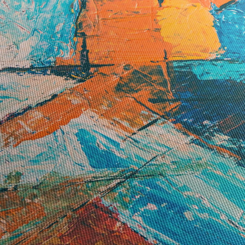 Obraz - Abstrakcja (170x50 cm)