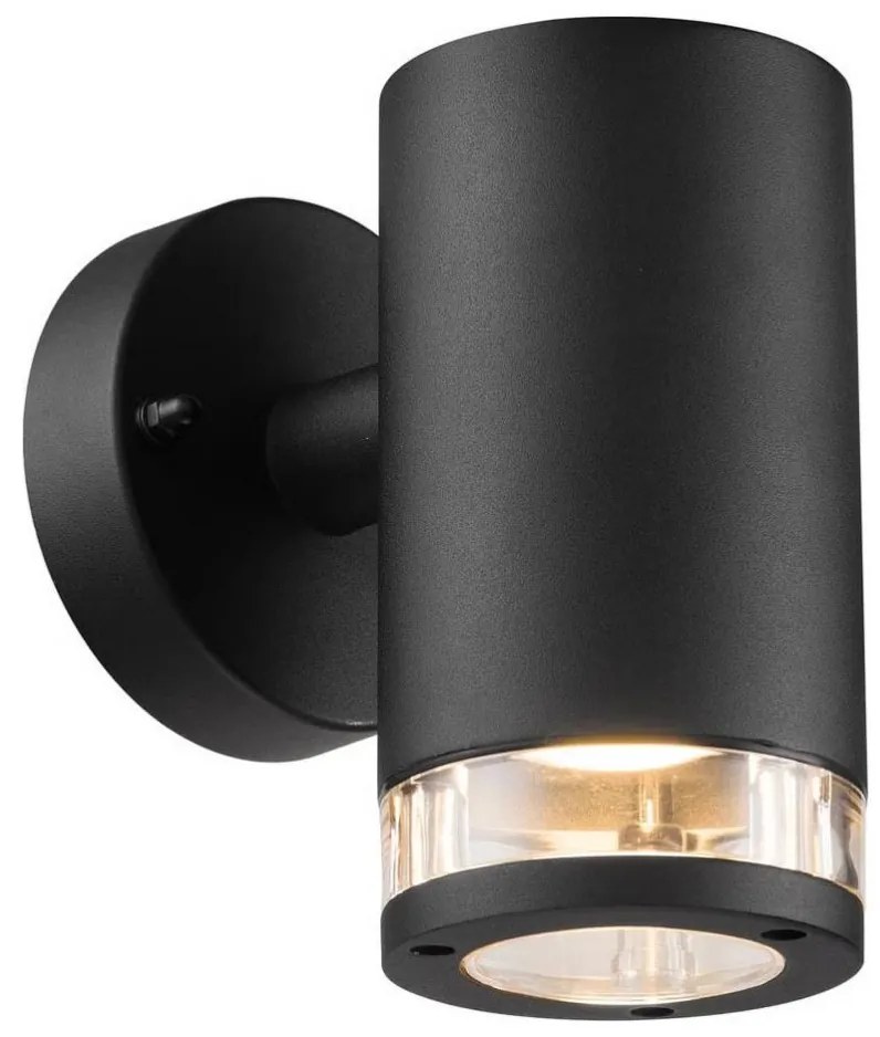 Nordlux - Zewnętrzny kinkiet BIRK 1xGU10/28W/230V IP44 czarny