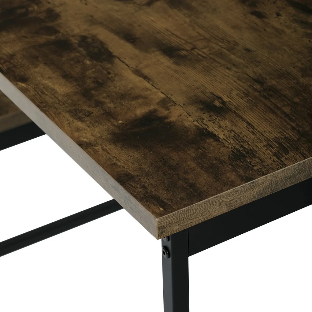Zestaw jadalniany z 2 ławkami OLD WOOD , 110 x 60 x 75 cm