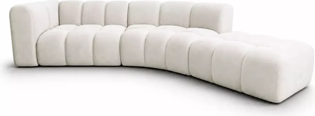 Sofa Modułowa Imperial SL+R+P – nowoczesna zaokrąglona sofa do salonu