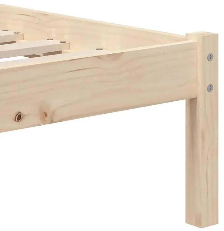 Pojedyncze łóżko z naturalnej sosny 90x200 - Adia 3X