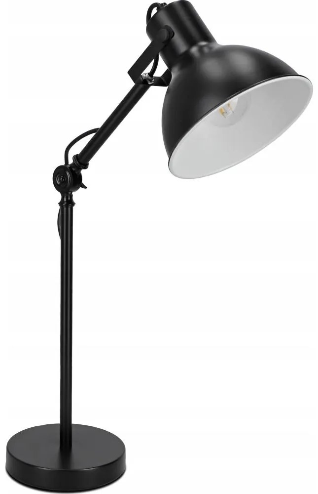 Lampa stołowa 1xE27/40W/230V czarna